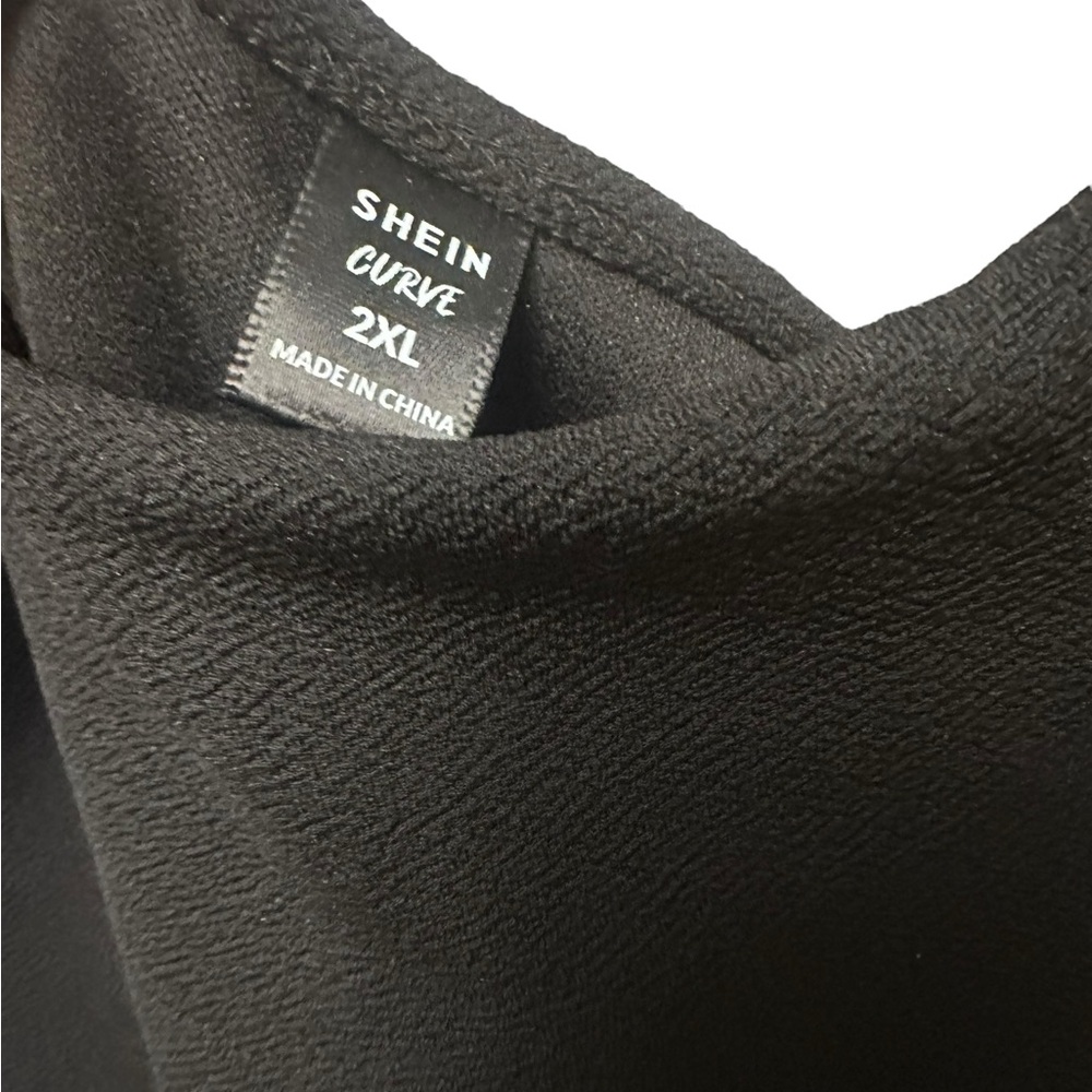 NWOT SHEIN Simple Black Dress - Picture 5 of 6